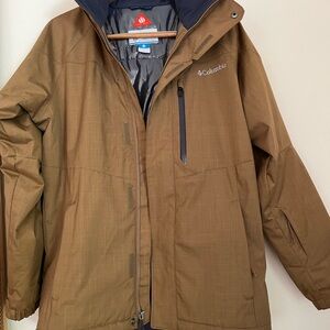 Columbia Omni-Heat Men’s Hooded Ski Jacket (size small)